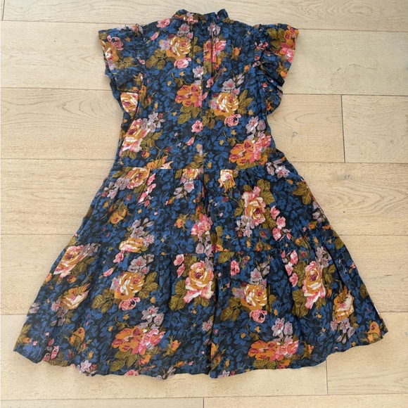 Sea New York Ines Floral Mini Ruffle Dress 2 - Picture 4 of 9